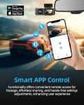 4K WiFi Dash Cam with Night Vision & 64GB Card
