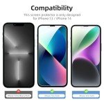 iPhone 14/13 Pro Tempered Glass Screen Protectors - 3 Pack