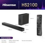 Hisense 2.1 CH Soundbar with Subwoofer - 240W