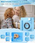 CKATE Kids Instant Print Camera - Sky Blue