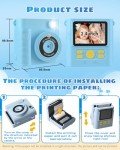 CKATE Kids Instant Print Camera - Sky Blue