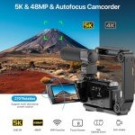 Ahlirmoy 5K Video Camera Camcorder