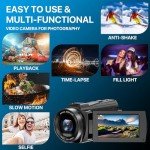 Ahlirmoy 5K Video Camera Camcorder