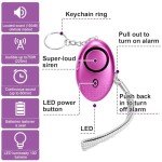 150DB Loud Personal Alarms with LED Light (3 Pack)