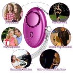 150DB Loud Personal Alarms with LED Light (3 Pack)