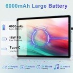 10-Inch Android 14 Tablet with Keyboard & Mouse