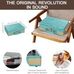 Bluetooth Vinyl Record Player with Built-in Speakers
