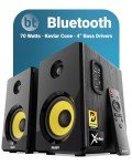 Bluetooth HiFi Bookshelf Speakers with Remote Control