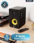 Bluetooth HiFi Bookshelf Speakers with Remote Control