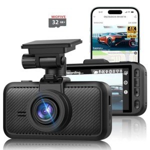 Miofive 4K Dash Cam with WiFi & Night Vision