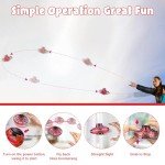 Red Mini Drone Flying Fidget Spinner Gadget