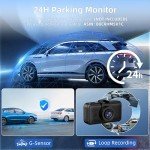 Miofive 4K Dash Cam with WiFi & Night Vision