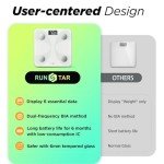 RunSTAR Smart Body Weight & Fat Scale