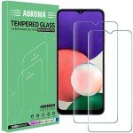 AOKUMA Tempered Glass Screen Protector for Galaxy A22