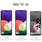 AOKUMA Tempered Glass Screen Protector for Galaxy A22