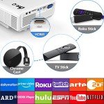 Upgraded Mini Projector 1080P for Home & Outdoor