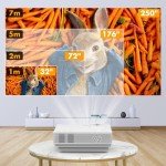 Upgraded Mini Projector 1080P for Home & Outdoor