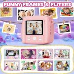 Pink Instant Print Kids Camera with Accessories