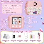 Pink Instant Print Kids Camera with Accessories