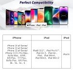 6-Pack Braided Lightning Charger Cables for iPhone