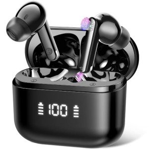 Wireless Bluetooth 5.3 Earbuds with Deep Bass