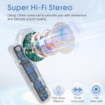 Wireless Bluetooth 5.3 Earbuds with Deep Bass