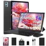 2025 10-Inch Android 14 Tablet with Keyboard & Mouse