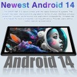 2025 10-Inch Android 14 Tablet with Keyboard & Mouse
