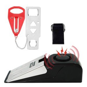 Portable Door Lock & Alarm with Dual Protection