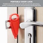 Portable Door Lock & Alarm with Dual Protection