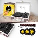 Bluetooth Vinyl Record Player with Built-in Speakers