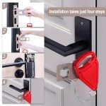 Portable Door Lock & Alarm with Dual Protection