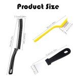 9-Piece Crevice Cleaning Brush Set for Home