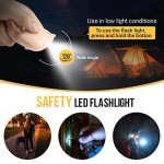 2-Pack 130 dB Personal Safety Alarm with LED Light