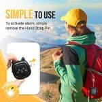 2-Pack 130 dB Personal Safety Alarm with LED Light