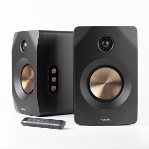 Roxel Nova Active Wireless Bookshelf Speakers - 100W