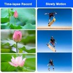 4K 48MP Vlogging Camcorder with Flip Screen