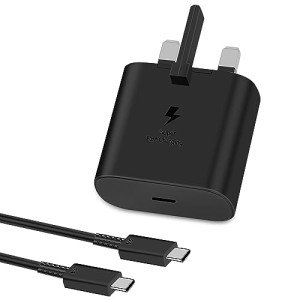 Samsung 25W Fast Charger & 6FT USB C Cable