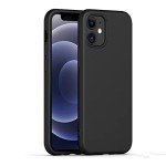 iPhone 12 & Pro Silky-soft Shockproof Case - Black