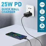 Samsung 25W Fast Charger & 6FT USB C Cable