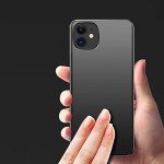 iPhone 12 & Pro Silky-soft Shockproof Case - Black