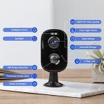 2K Wireless Home Security Camera with Night Vision