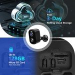 2K Wireless Home Security Camera with Night Vision