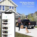 2K Wireless Home Security Camera with Night Vision