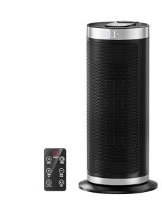 Oscillating Portable Electric Heater with Remote Control