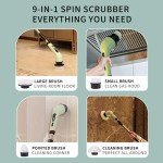 UXEN Electric Spin Scrubber with 9 Brush Heads