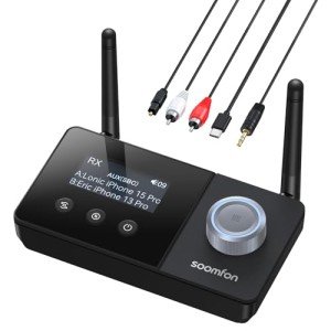 Bluetooth 5.3 3-in-1 Transmitter Receiver Adapter