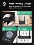 Bluetooth 5.3 3-in-1 Transmitter Receiver Adapter