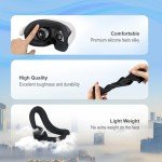 Comfortable Silicone Eye Mask for Meta Quest 3S