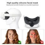 Comfortable Silicone Eye Mask for Meta Quest 3S